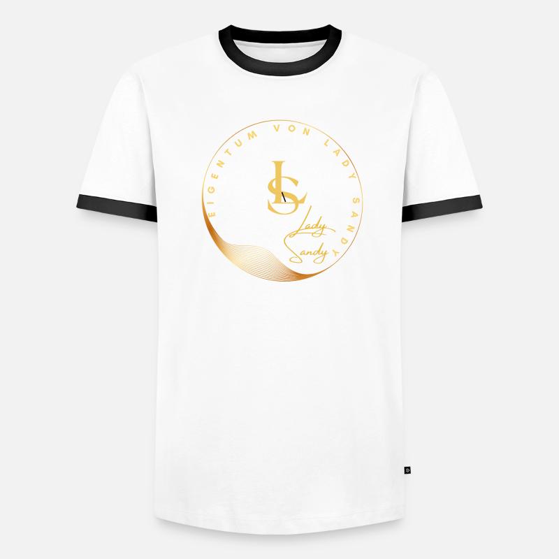 LAdy Sandy - Eigentum Männer Kontrast-T-Shirt