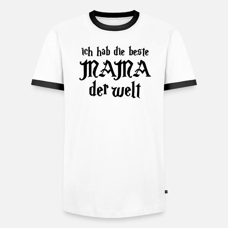 Mutter Spruch Geschenk Mama Muttertag Männer Kontrast-T-Shirt