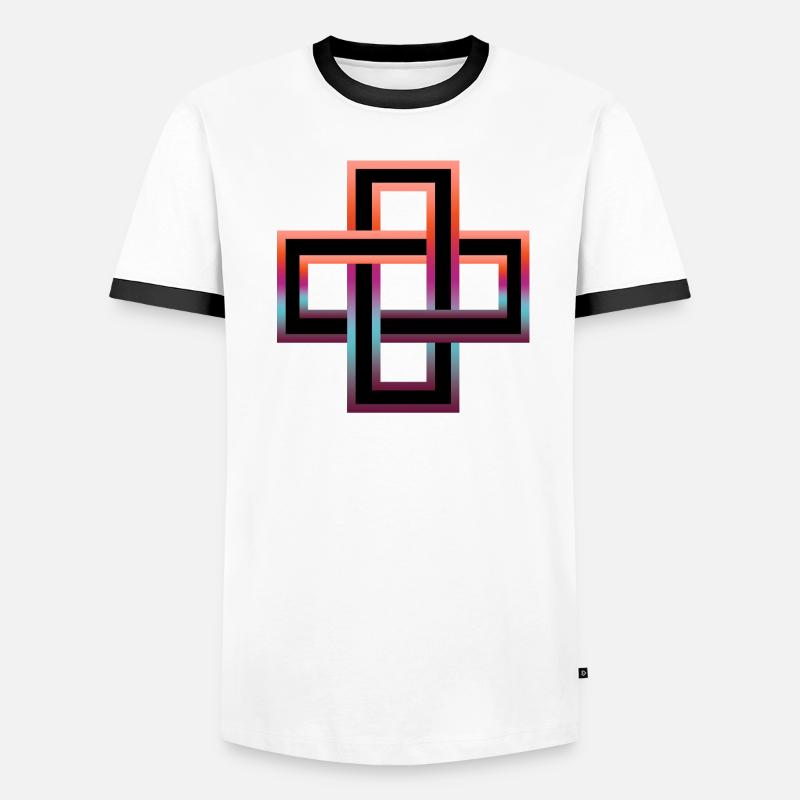 Solomon node Men's Ringer Shirt