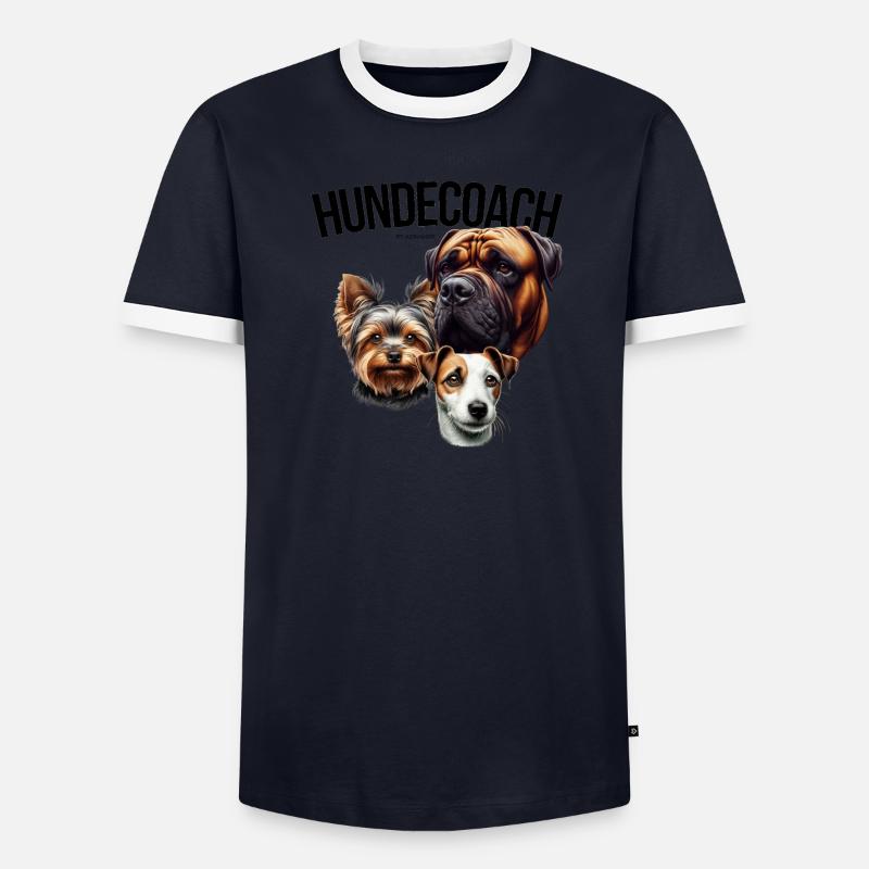 TRAINER Männer Kontrast-T-Shirt