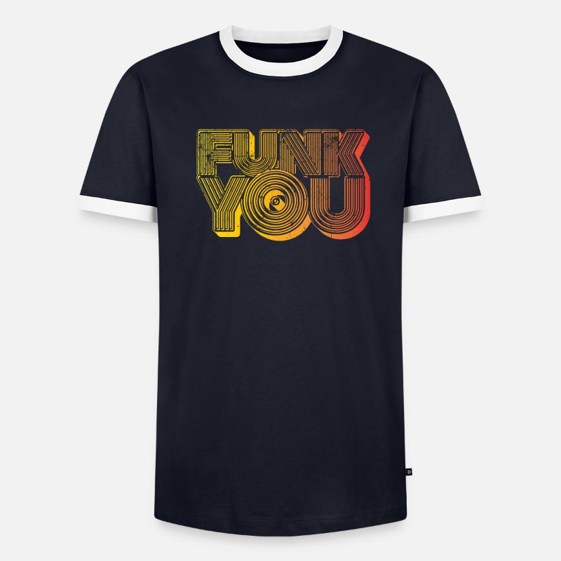 Funk vous T-shirt contrasté Homme