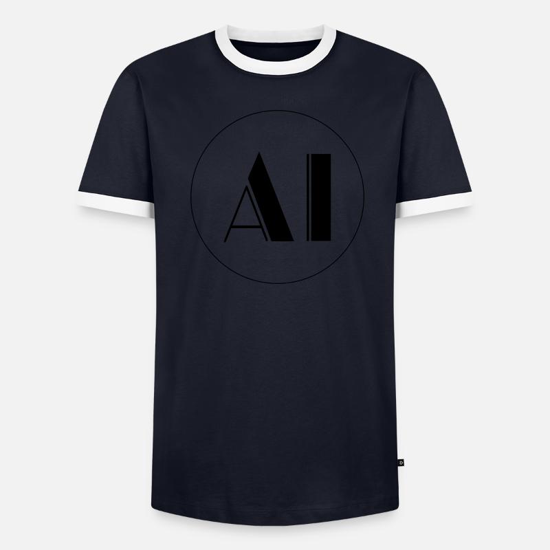 Inspiration d’affinité T-shirt contrasté Homme