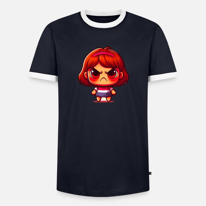 Fille têtue T-shirt contrasté Homme