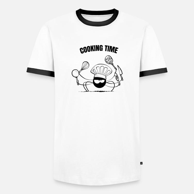 Beth l'araignée - La cuisine (version texte) T-shirt contrasté Homme