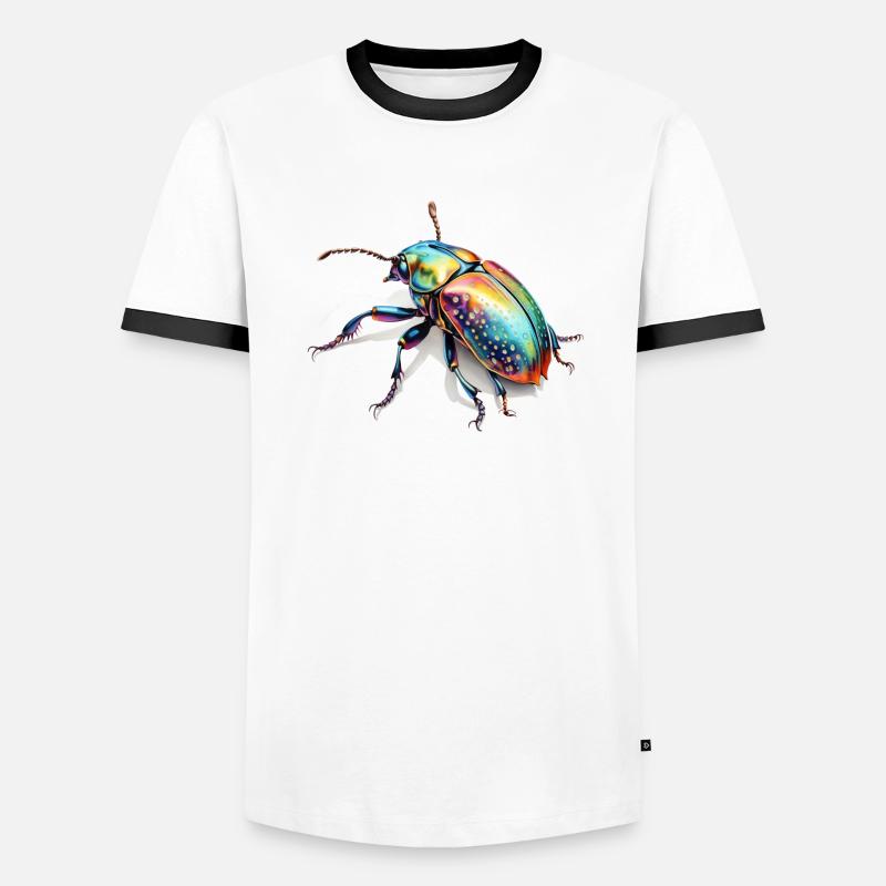 Rainbow Bug Men's Ringer Shirt