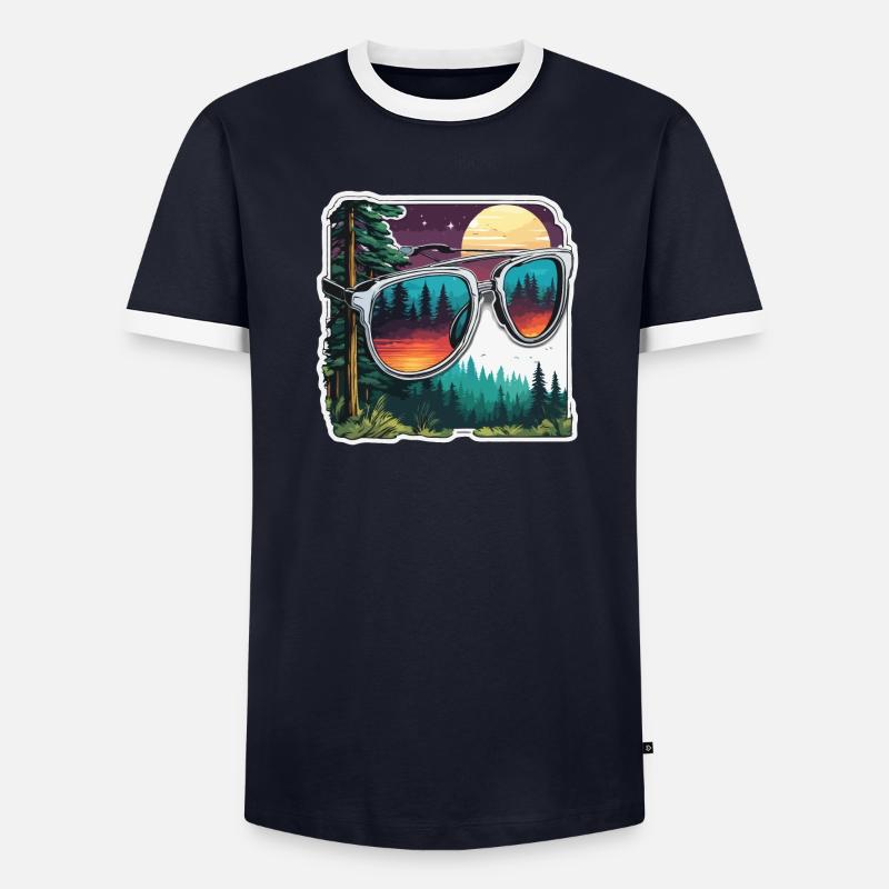 Sunglasses / Reflection / Forest / Reflection - Men's Ringer Shirt - undefined