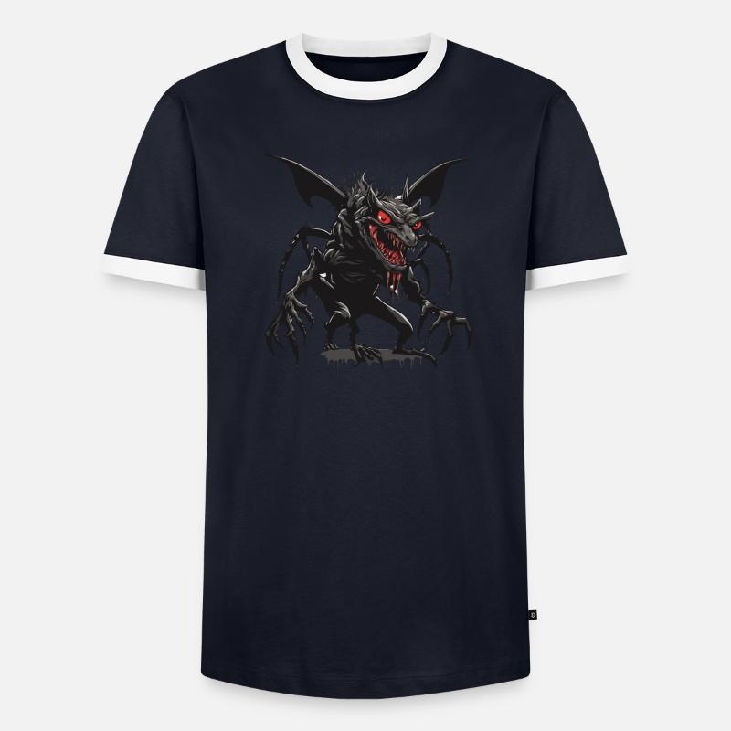 Chupacabra / Créature suceuse / Monstre /Espagne T-shirt contrasté Homme