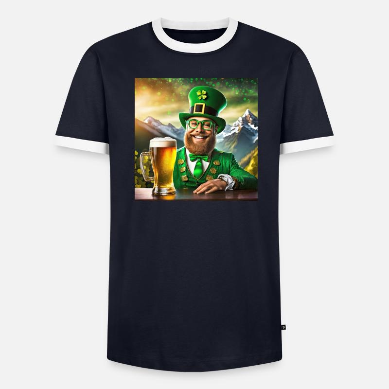 saint patrick T-shirt contrasté Homme
