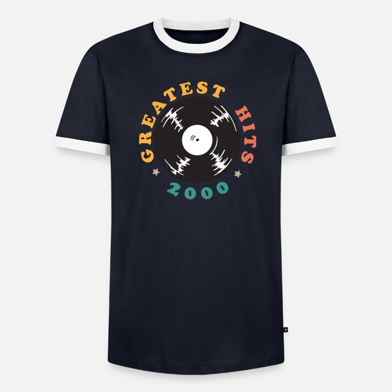 Millésime 2000 T-shirt contrasté Homme