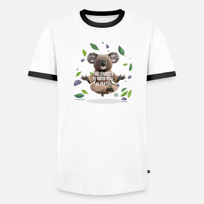 Die Schlummerfunktion ist IMMER bei Dir! Männer Kontrast-T-Shirt