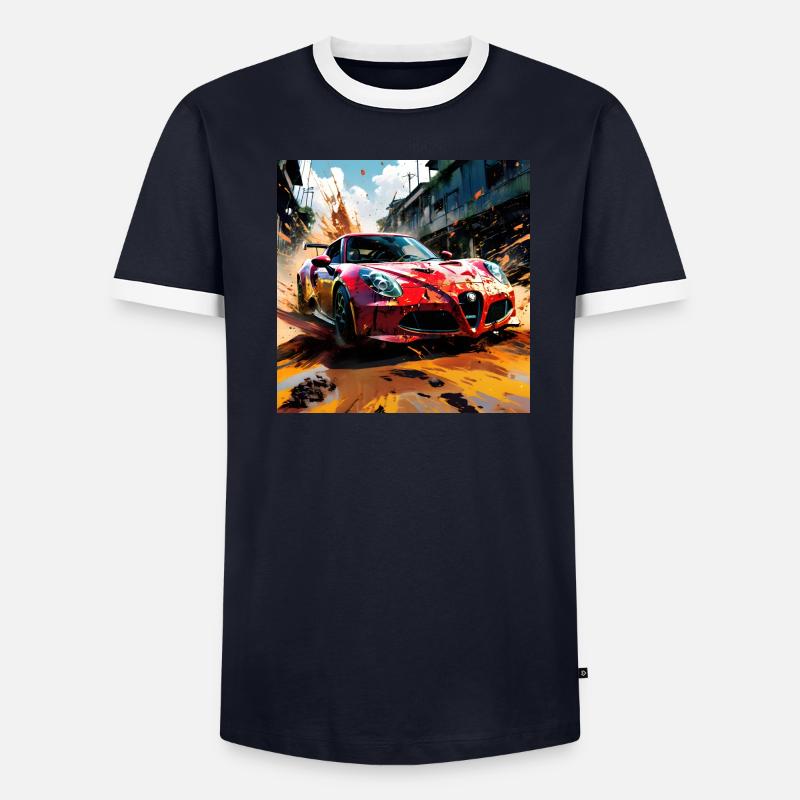 Rally Raid #2 T-shirt contrasté Homme