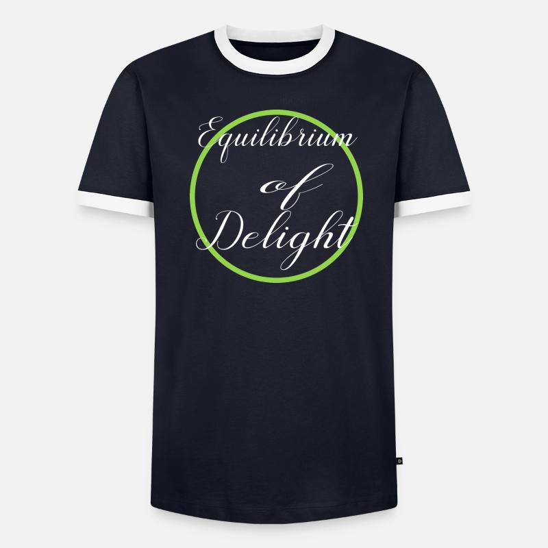 Idée présente Maintenir l’équilibre Équilibre de vie T-shirt contrasté Homme