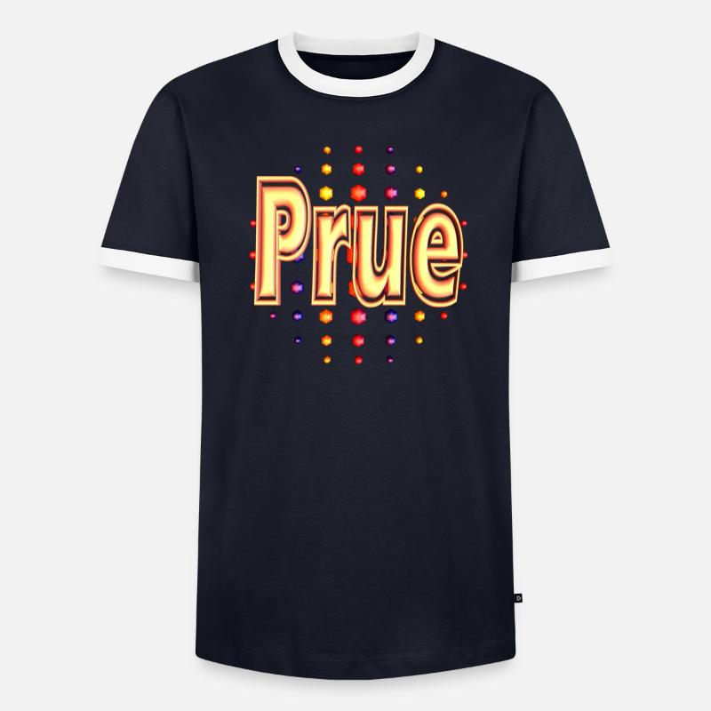 prue2 Männer Kontrast-T-Shirt