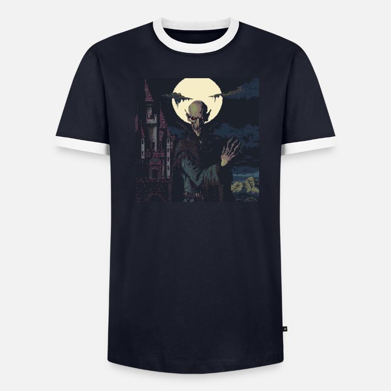 Nosferatu 16 bits T-shirt contrasté Homme