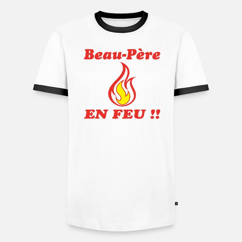 Stepfather ON FIRE Men's Ringer Shirt
