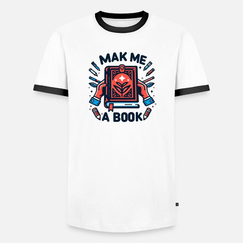 Make me a book Men's Ringer Shirt