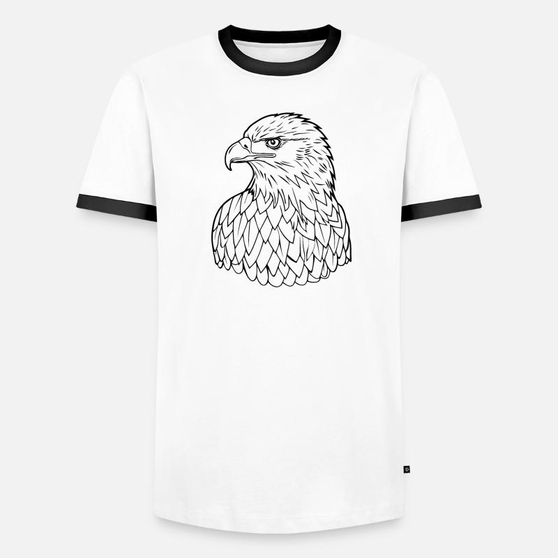 Eagle Eagle Head Men's Ringer Shirt