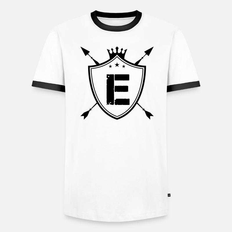 wappen e Männer Kontrast-T-Shirt