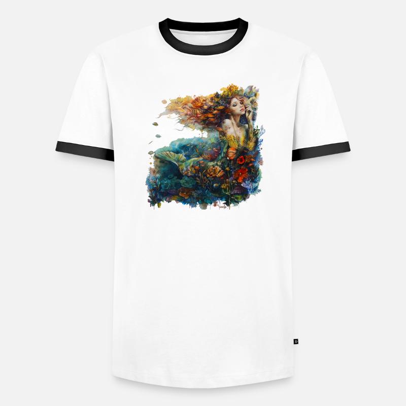 Une plongée dans la barrière de corail est une expérience T-shirt contrasté Homme