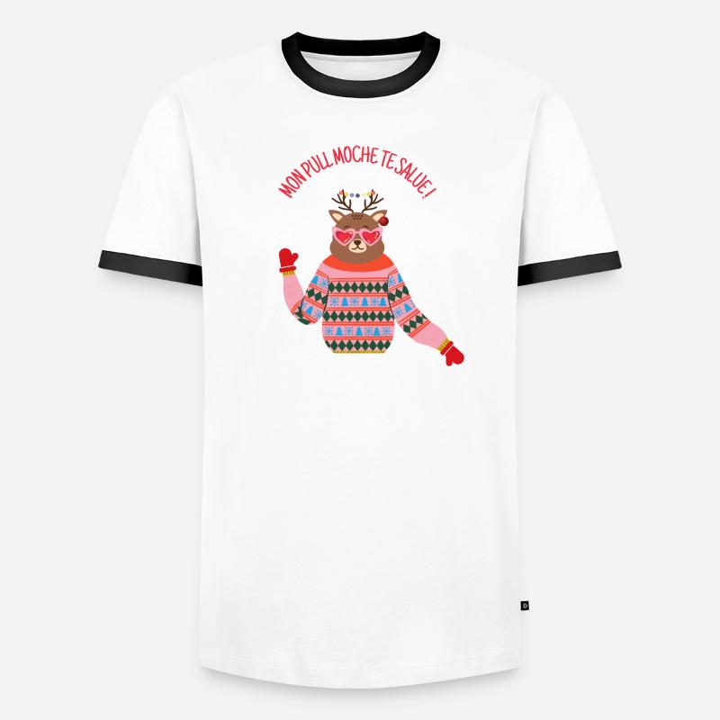 Mon pull moche te salue ! T-shirt contrasté Homme