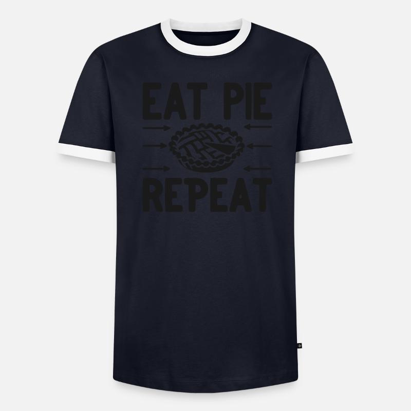 Eat Pie Répéter T-shirt contrasté Homme