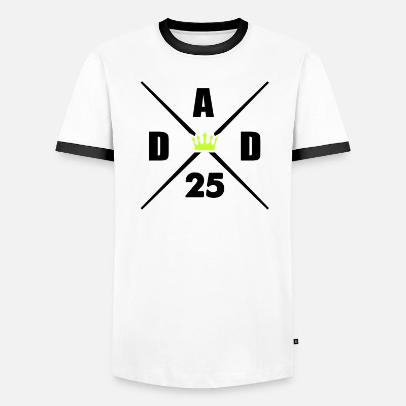 dad 25 Männer Kontrast-T-Shirt