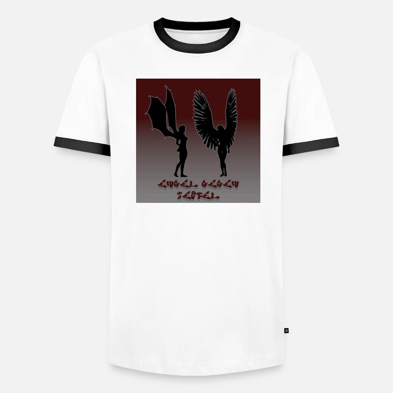 Angel vs. Devil Men's Ringer Shirt