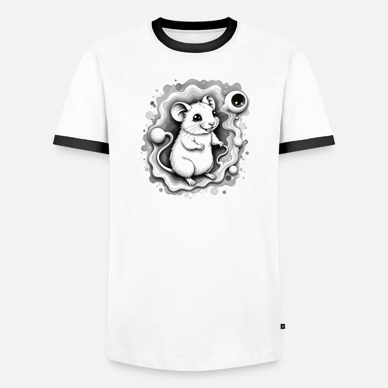 Hamster de l’espace T-shirt contrasté Homme