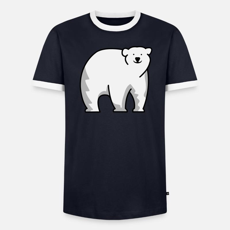Polar bear Men's Ringer Shirt