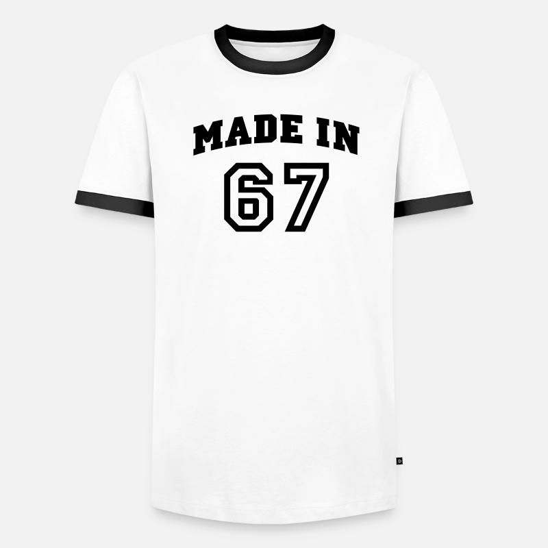 mp_madein67a Men's Ringer Shirt