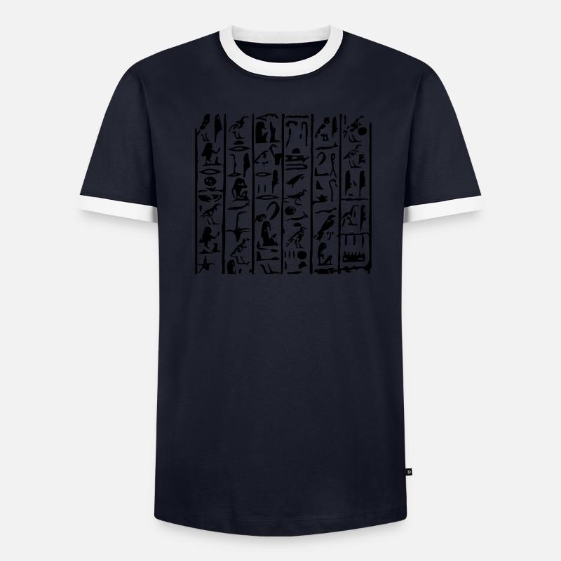 egypt_kite_vec_1fr T-shirt contrasté Homme