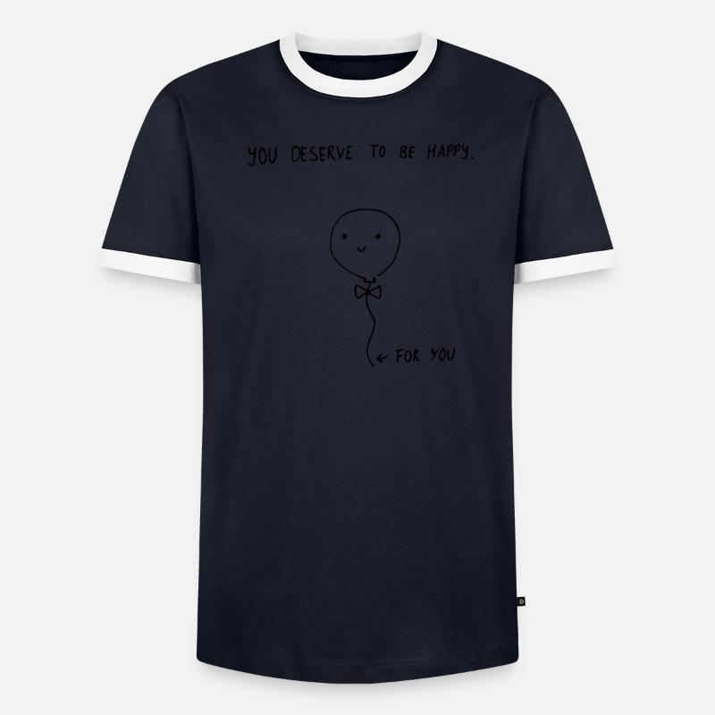 Liebe Freundschaft Partner - Männer Kontrast-T-Shirt - undefined