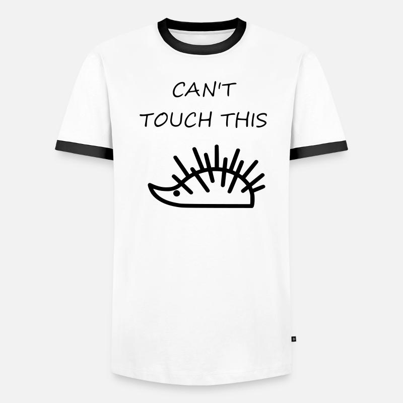 Hérisson drôle d'énonciation T-shirt contrasté Homme