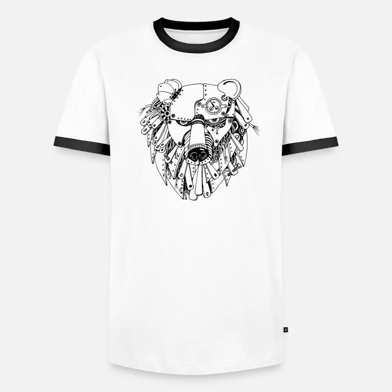 steampank bear Men's Ringer Shirt