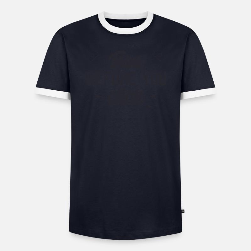 Réfléchissez avant de cliquer T-shirt contrasté Homme