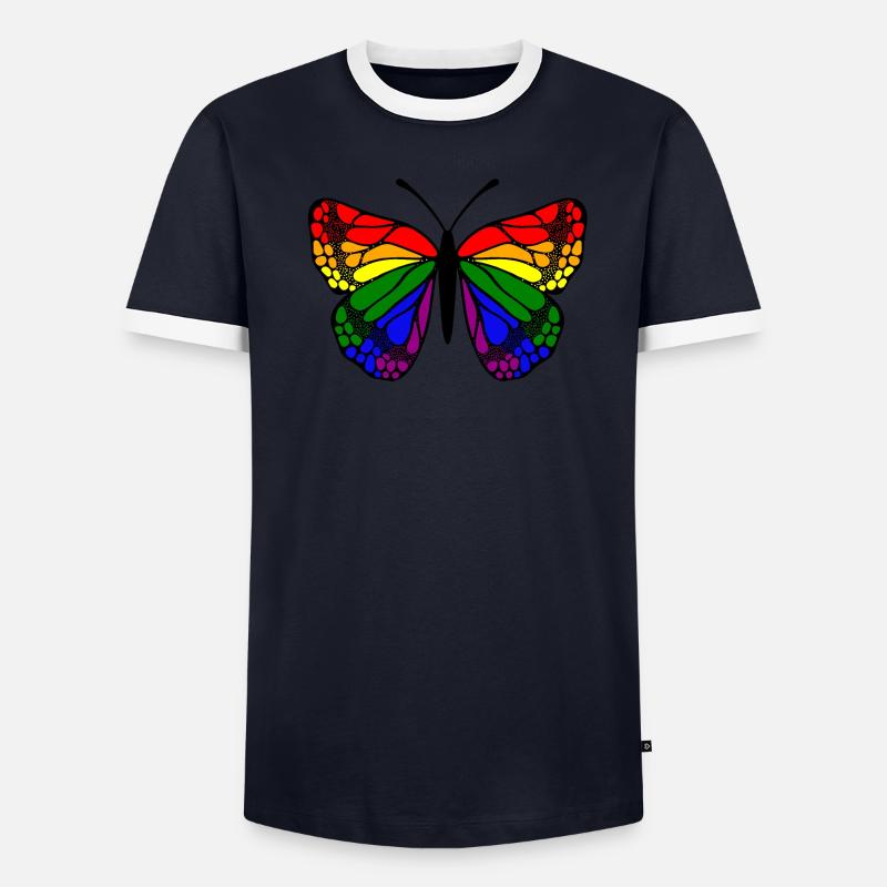 Rainbow flag Men's Ringer Shirt
