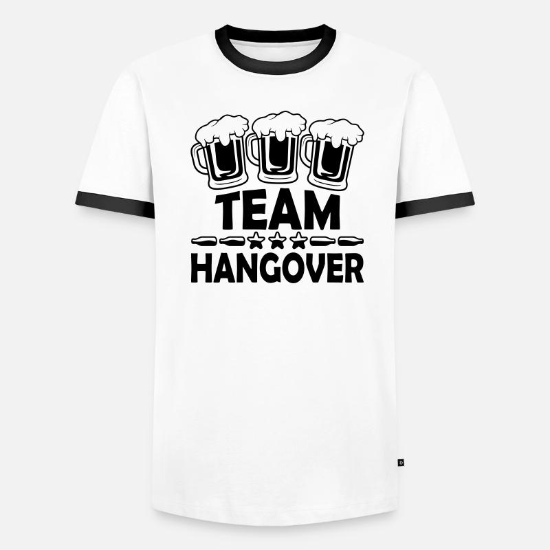 Alcool de l’équipe De la gueule de bois T-shirt contrasté Homme