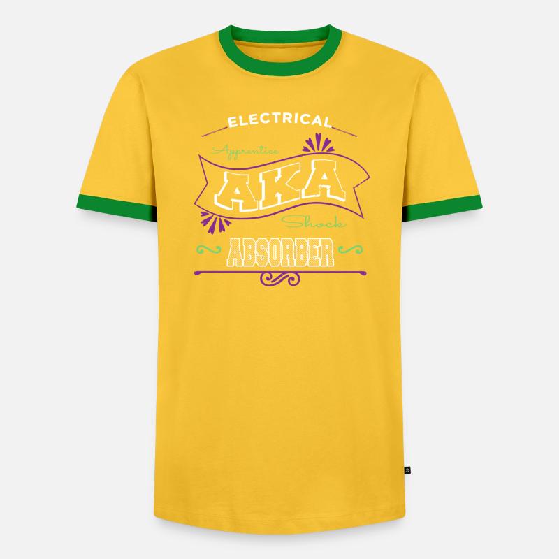 electrical engineering electrical engineer lineman - Men's Ringer Shirt - undefined