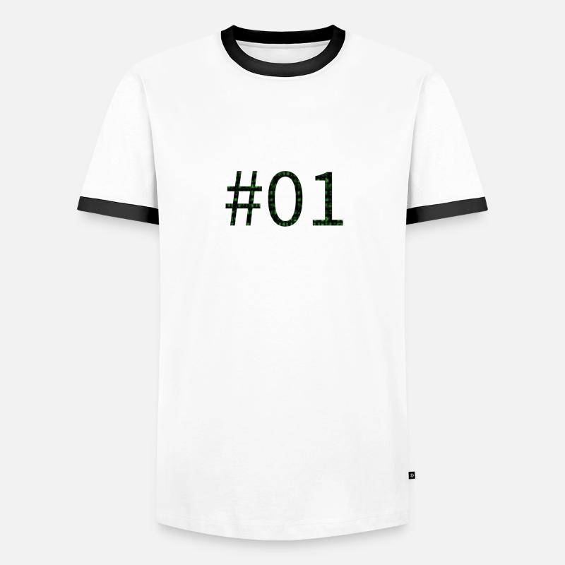 Worlds 01 Coder Men's Ringer Shirt