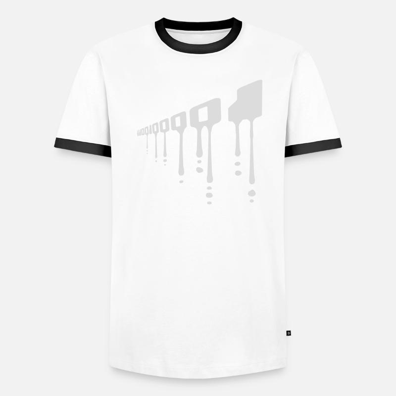 Binary Code Program Language Men's Ringer Shirt