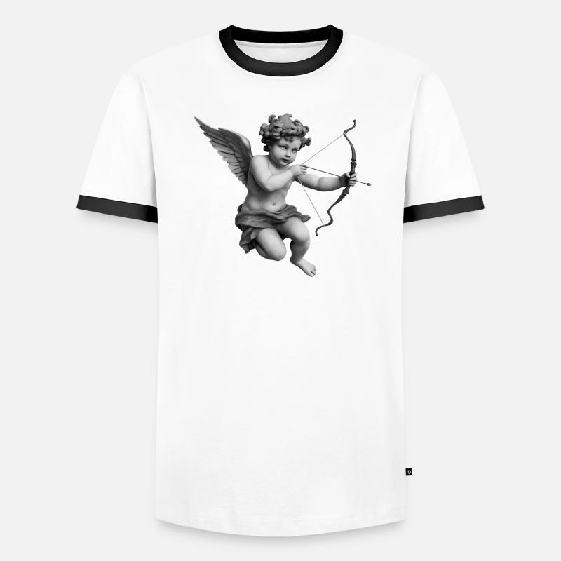 Statue de bébé de Cupidon T-shirt contrasté Homme