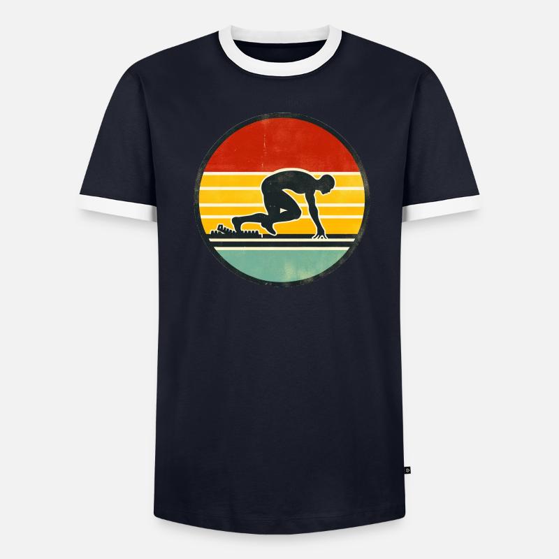 Sprinter - Athlétisme 2 T-shirt contrasté Homme