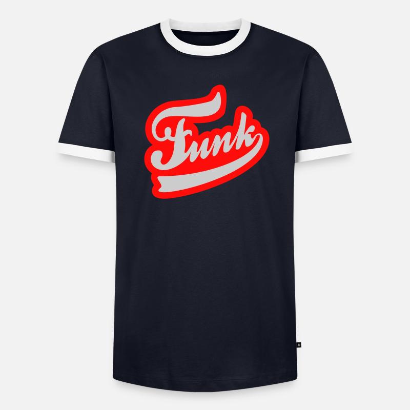 Funk Männer Kontrast-T-Shirt
