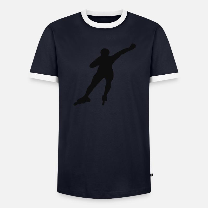 Logo Roller T-shirt contrasté Homme