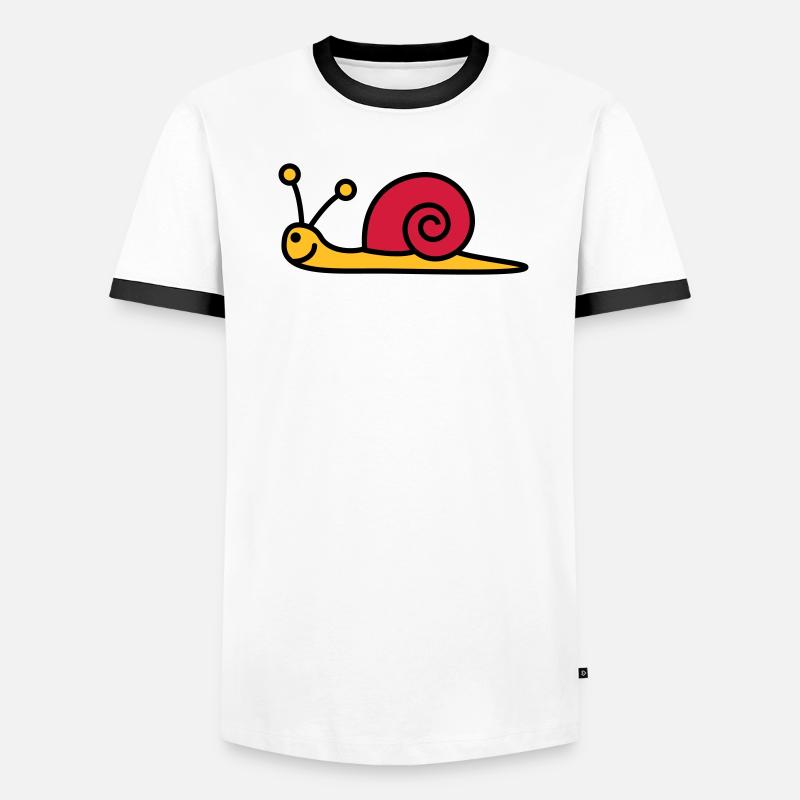 schnecke_3c Men's Ringer Shirt
