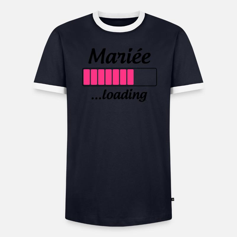 Mariée ...loading T-shirt contrasté Homme