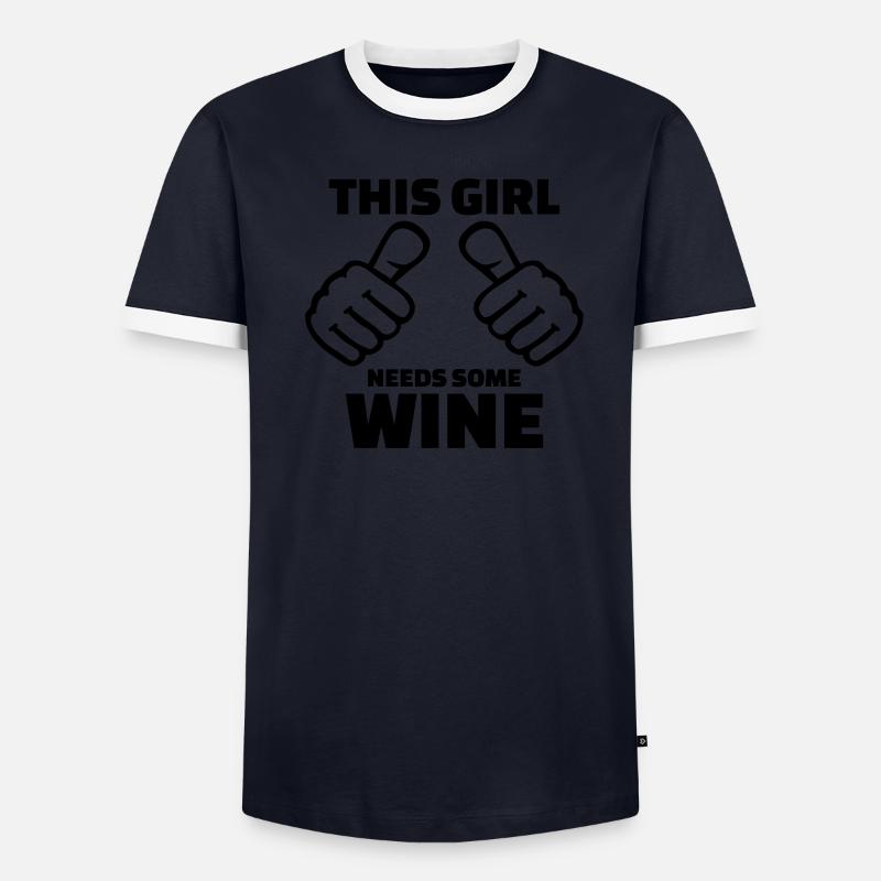 Wine Men's Ringer Shirt