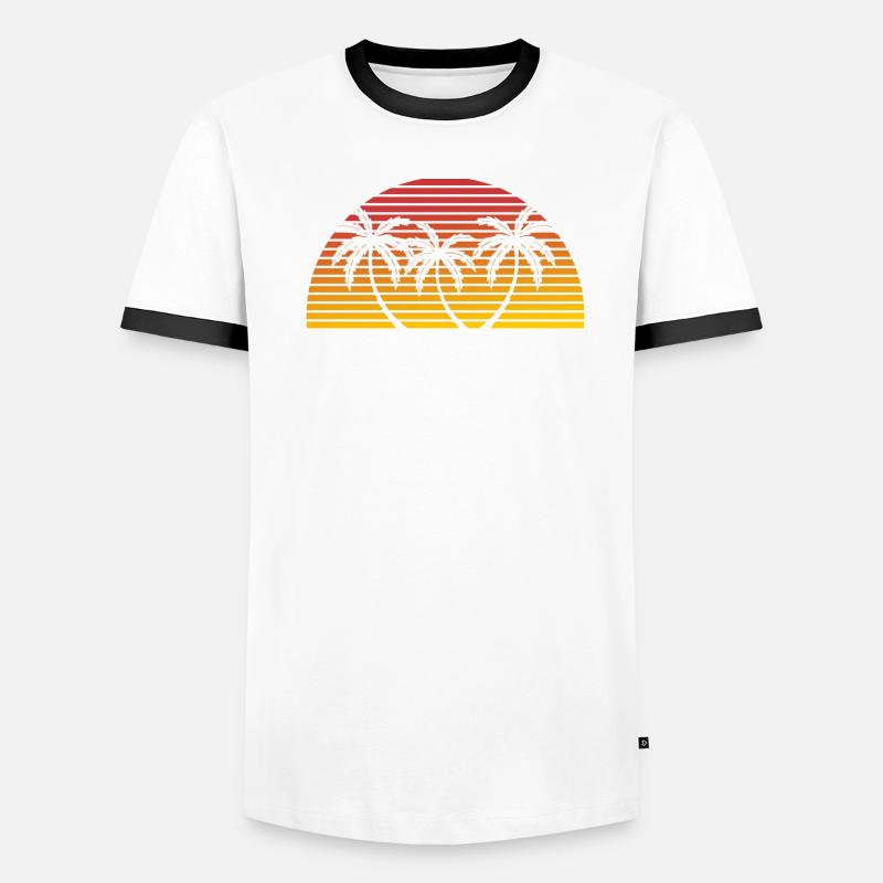 Kos Grèce T-shirt contrasté Homme