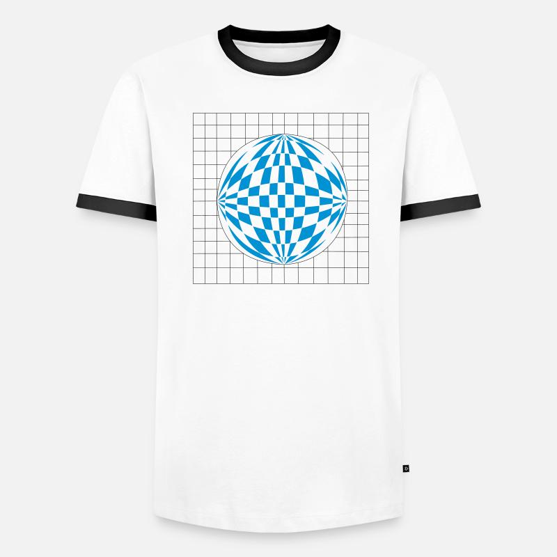 Boule 3D T-shirt contrasté Homme