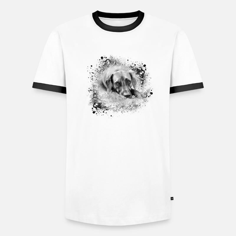 rhodesian ridgeback dog,dog ,graffiti Men's Ringer Shirt